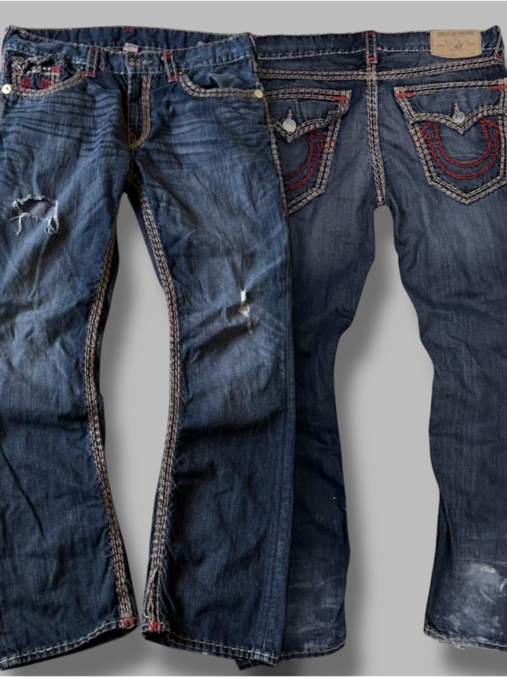 True Religion Jeans thick stitching